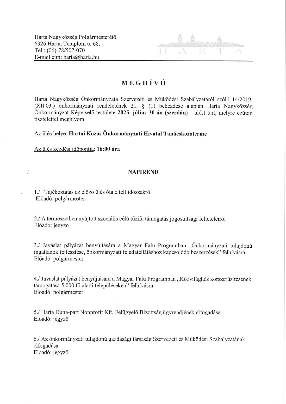 KT meghívó 20250730