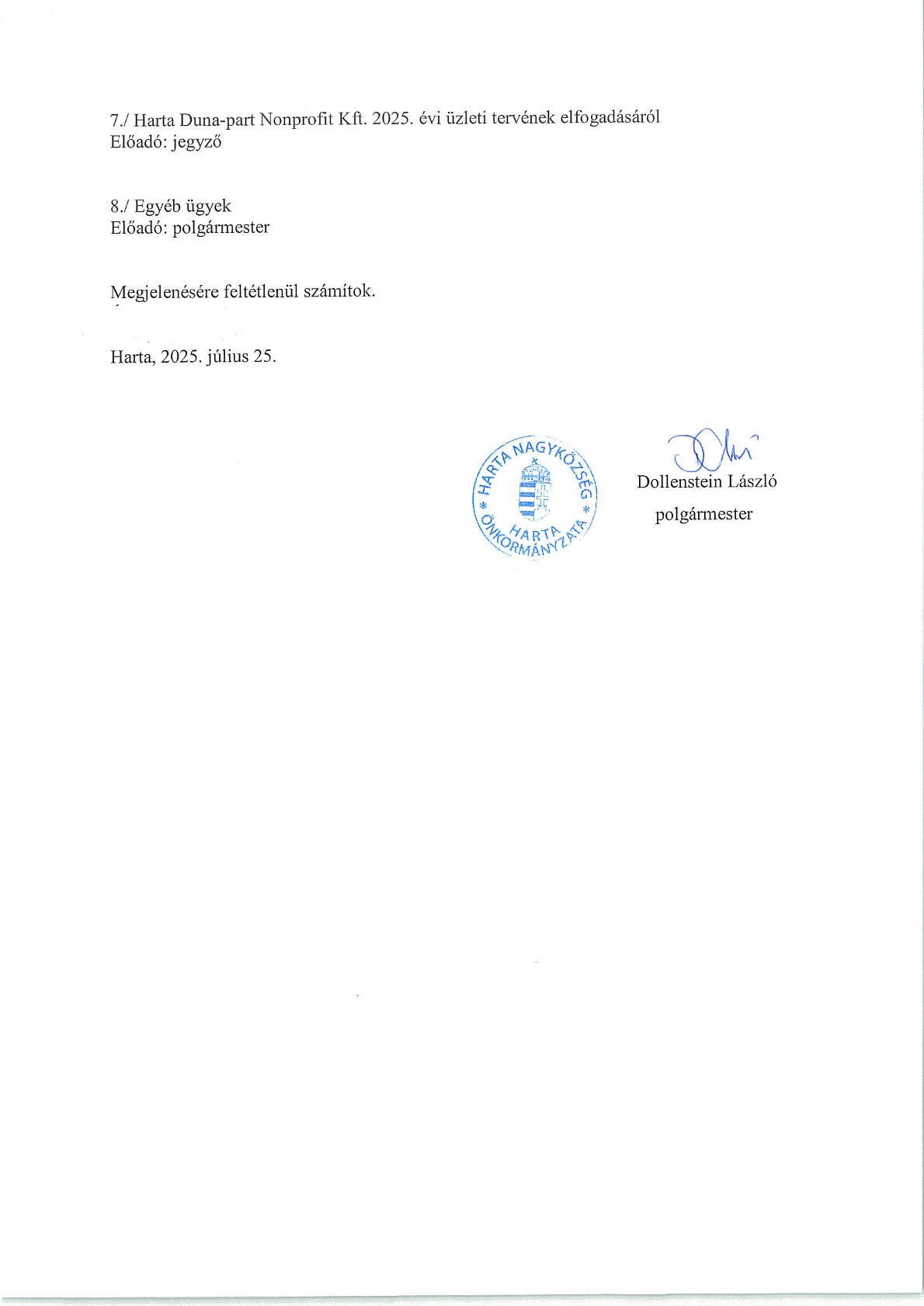 KT meghívó 20270730 II