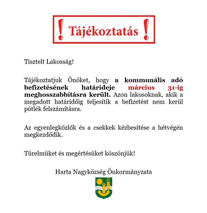 komm.adó meghosszabbítás