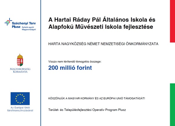 weblapra támogatói tábla